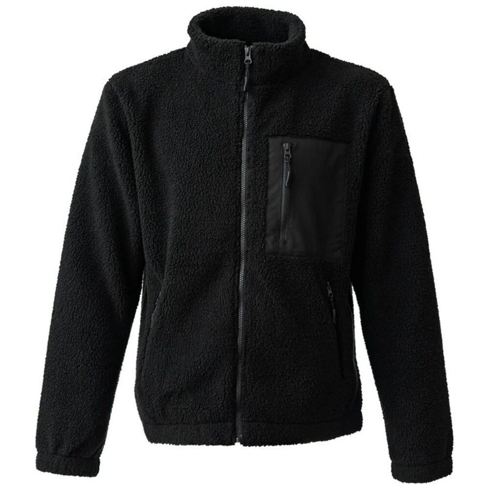 Ravine Unisex Adult Borg Fleece Jacket / Black